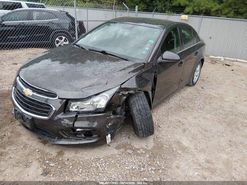 Vin: 1g1pc5sb1f7176467, lot: 46612908, chevrolet cruze 1lt auto 20152