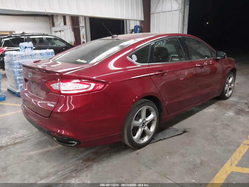 Vin: 3fa6p0h91gr328729, lot: 46612926, ford fusion se 20164
