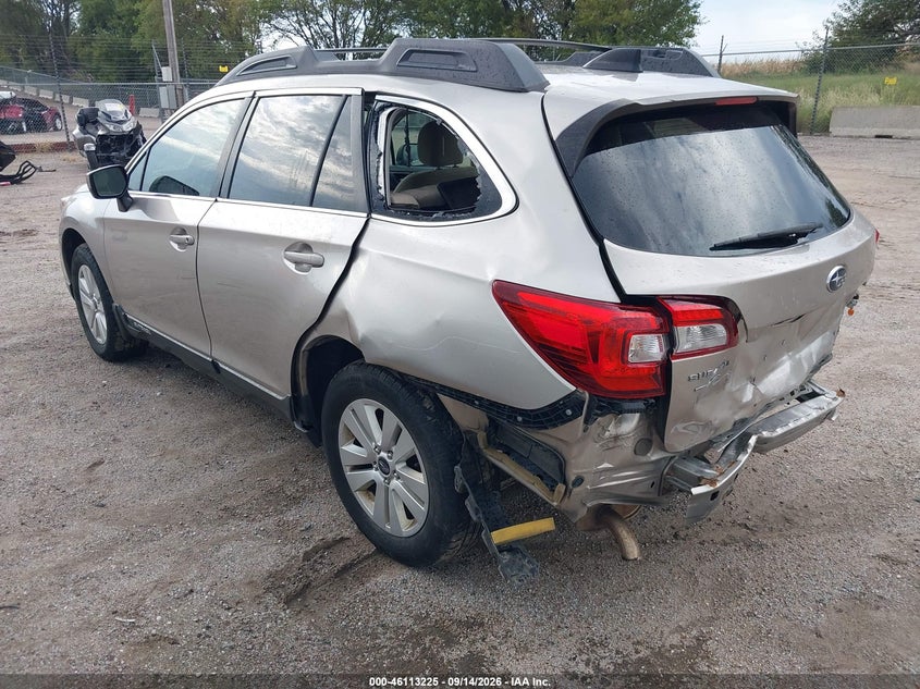 Vin: 4s4bsbcc3g3294907, lot: 46612940, subaru outback 2.5i premium 20163