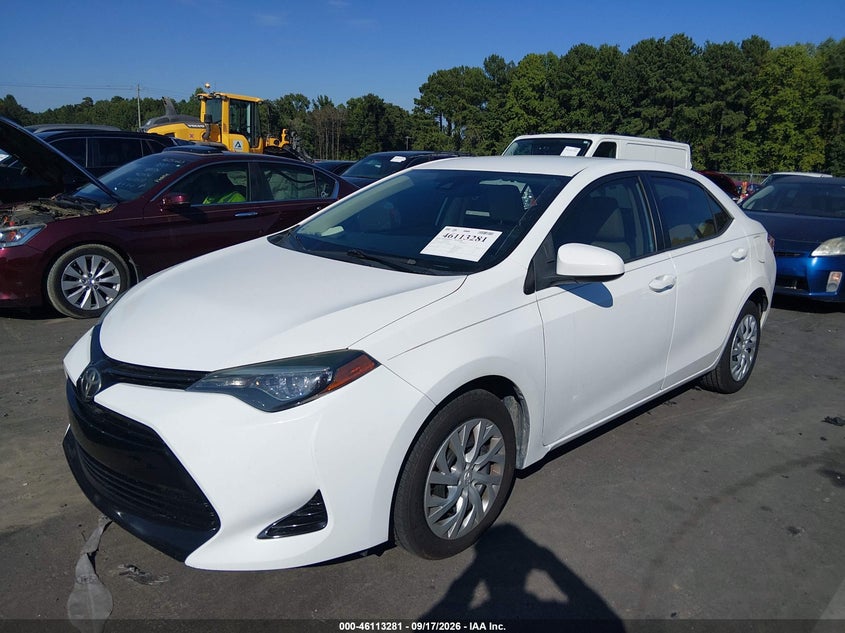 Vin: 5yfburhe3hp726518, lot: 46612997, toyota corolla le 20172
