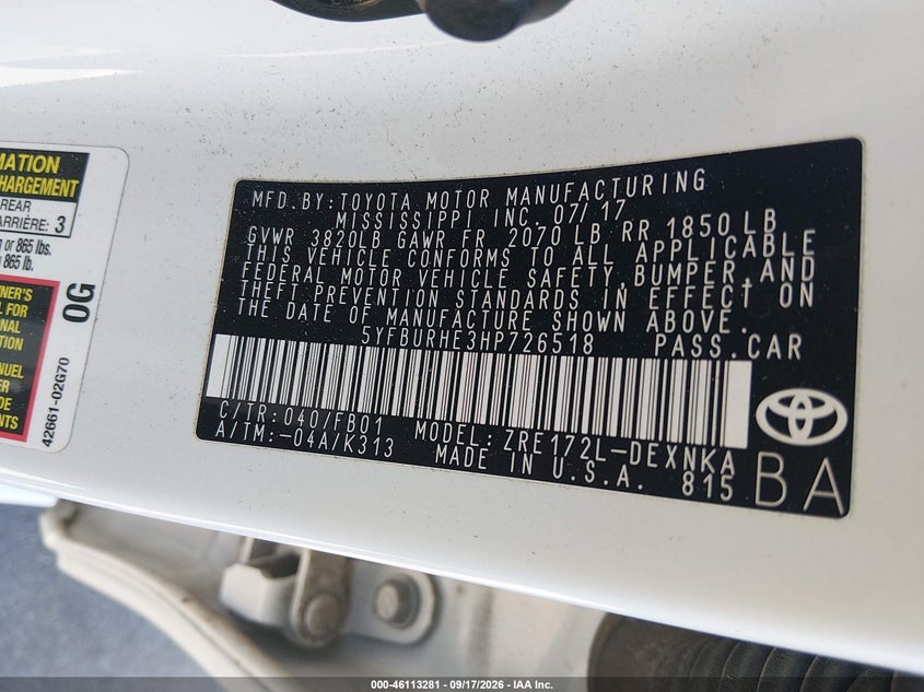 TOYOTA COROLLA - zdjęcie 9