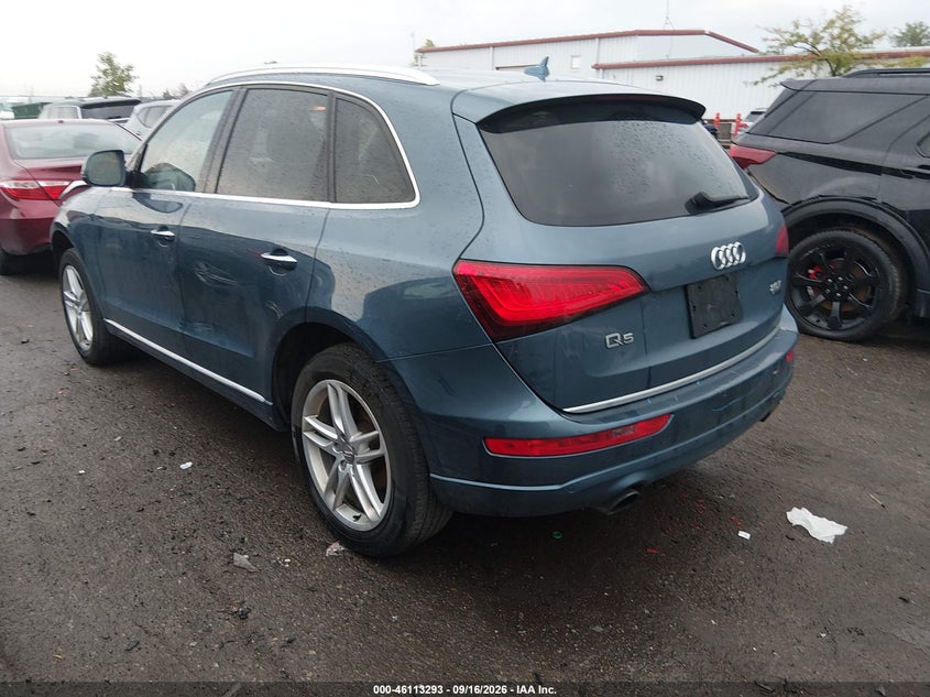 Vin: wa1l2afp5ha055576, lot: 46613009, audi q5 2.0t premium 20173