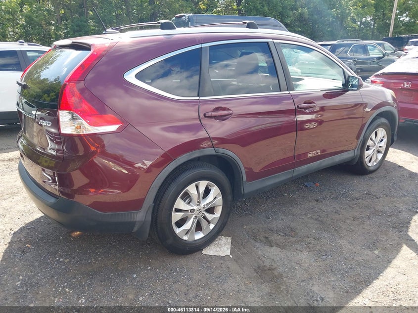Vin: 5j6rm4h72cl008196, lot: 46613030, honda cr-v ex-l 20124