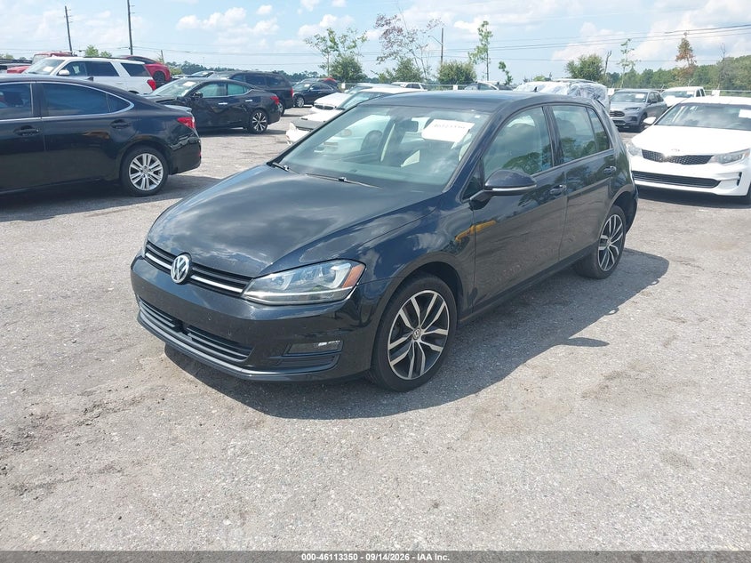 Vin: 3vw217au5fm098137, lot: 46613066, volkswagen golf tsi se 4-door 20152