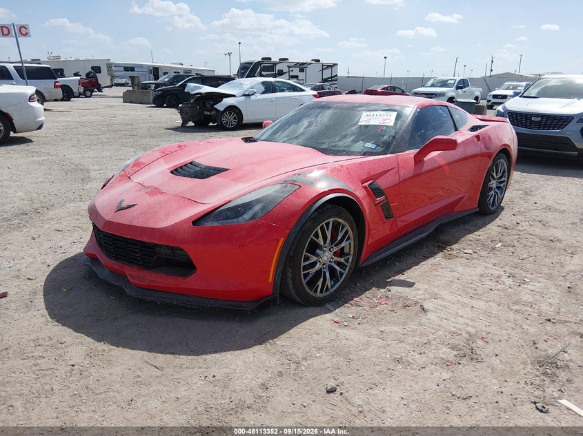 Vin: 1g1ym2d74e5101703, lot: 46613068, chevrolet corvette stingray z51 20142