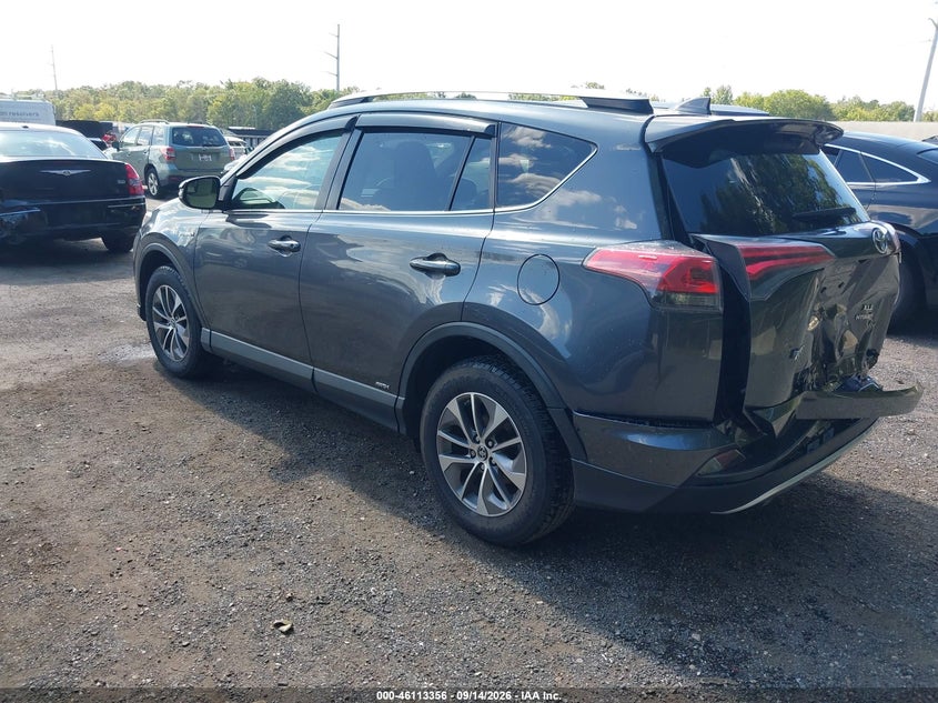 Vin: jtmrjrev6hd082091, lot: 46613072, toyota rav4 hybrid xle 20173