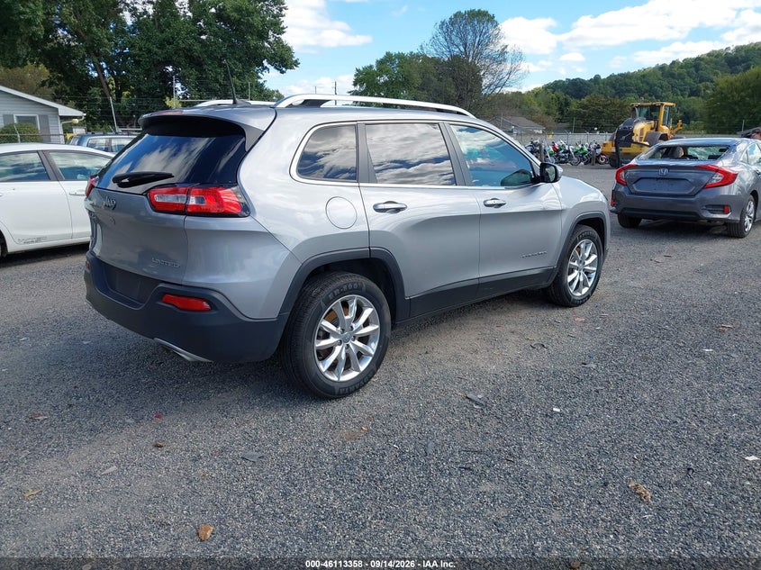 Vin: 1c4pjmds8gw172413, lot: 46613074, jeep cherokee limited 20164