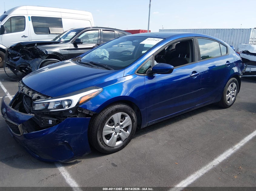 Vin: 3kpfk4a71he141279, lot: 46613081, kia forte lx 20172