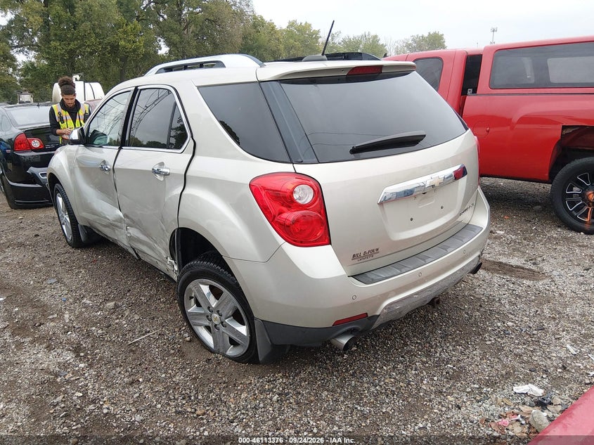 Vin: 2gnflde38f6410256, lot: 46613092, chevrolet equinox ltz 20153