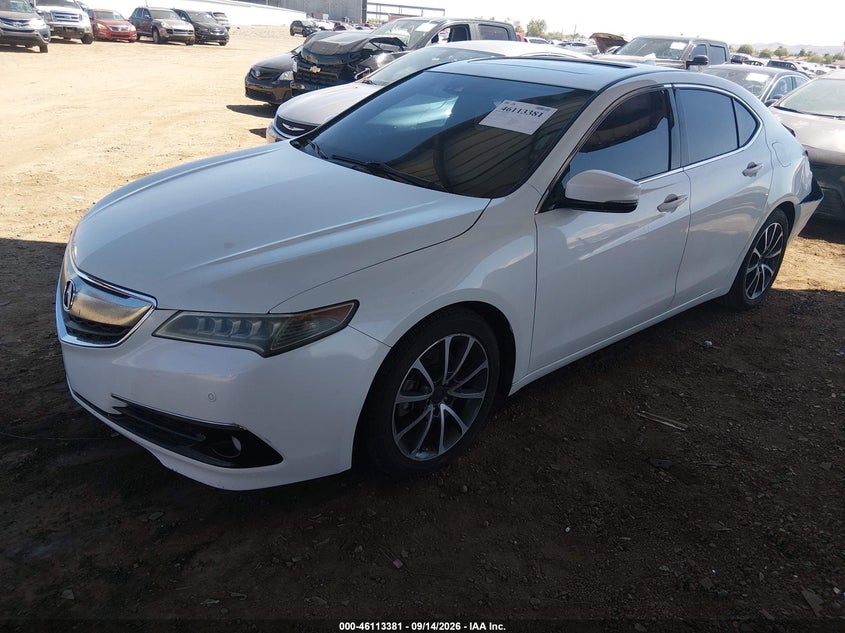 Vin: 19uub2f70fa016246, lot: 46613097, acura tlx v6 advance 20152