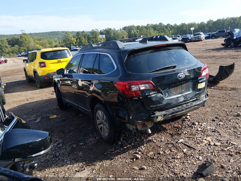 Vin: 4s4bsadc7j3252627, lot: 46613108, subaru outback 2.5i premium 20183