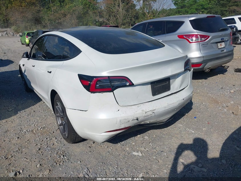 Vin: 5yj3e1ea4lf741022, lot: 46613109, tesla model 3 standard range plus rear-wheel drive/standard range rear-wheel drive 20203