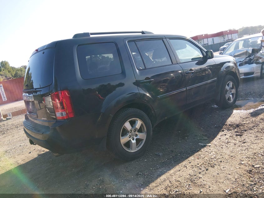 Vin: 5fnyf4h54bb053684, lot: 46613110, honda pilot ex-l 20114