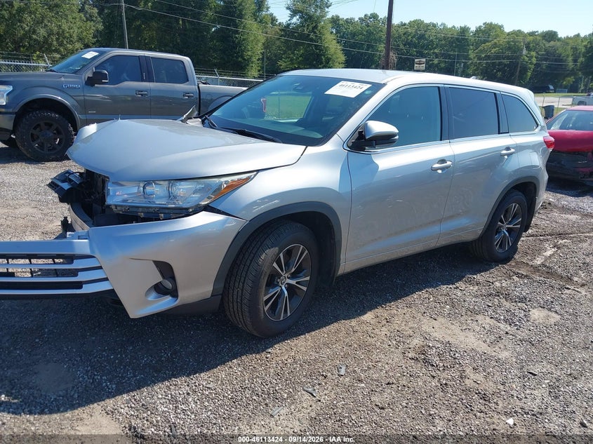 Vin: 5tdbzrfh8js825783, lot: 46613140, toyota highlander le plus 20182