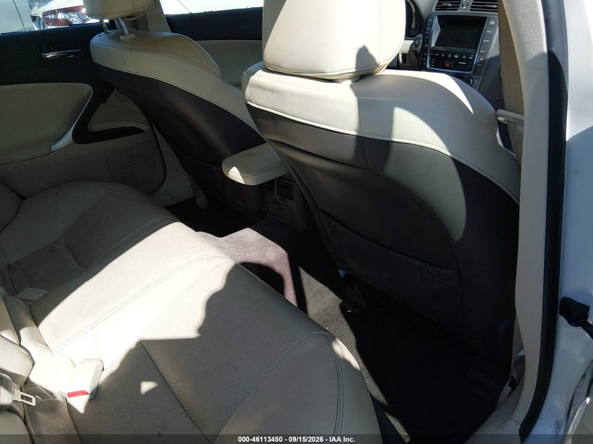 2012 LEXUS IS 250 auction photo 8
