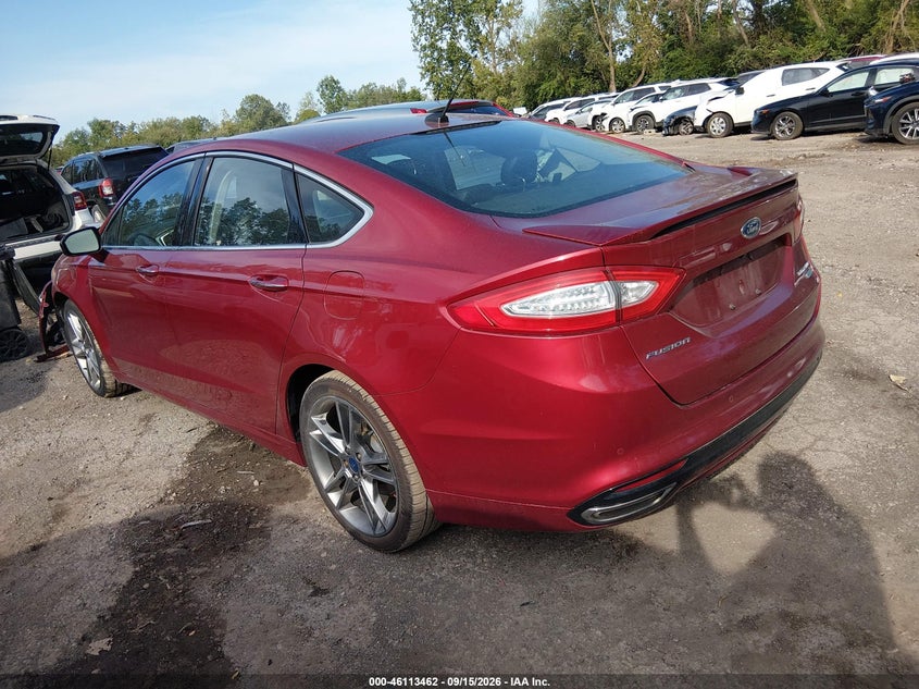 Vin: 3fa6p0k96er283079, lot: 46613178, ford fusion titanium 20143