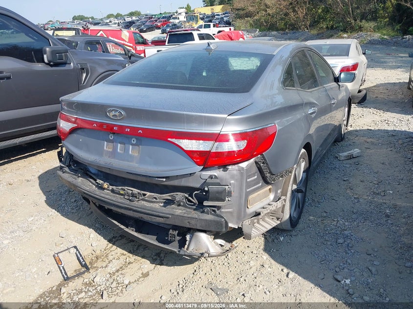 Vin: kmhfg4jg8fa448817, lot: 46613195, hyundai azera 20154