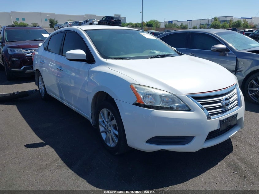 Vin: 3n1ab7ap4ey318612, lot: 46613223, nissan sentra sv 2014 img_1