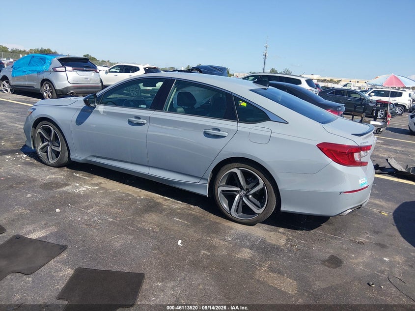 Vin: 1hgcv1f46ma123088, lot: 46613235, honda accord sport special edition 20213