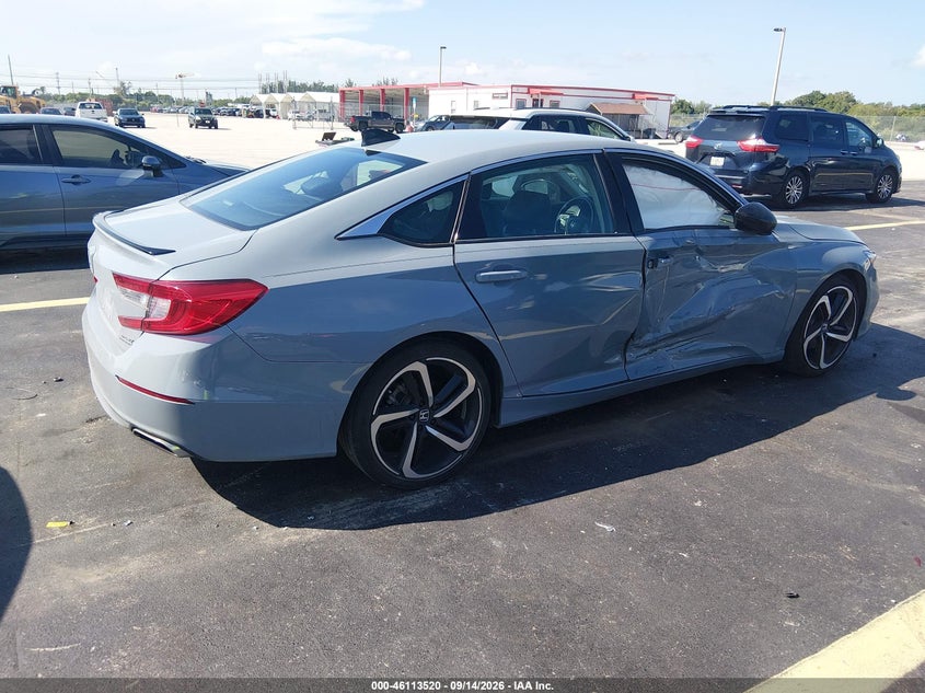 Vin: 1hgcv1f46ma123088, lot: 46613235, honda accord sport special edition 20214