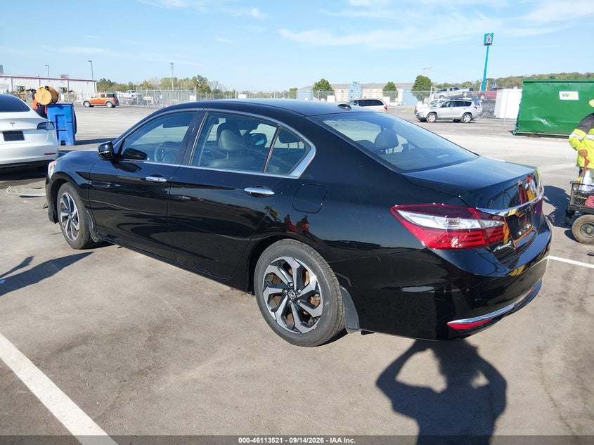 Vin: 1hgcr2f93ga056332, lot: 46613237, honda accord ex-l 20163