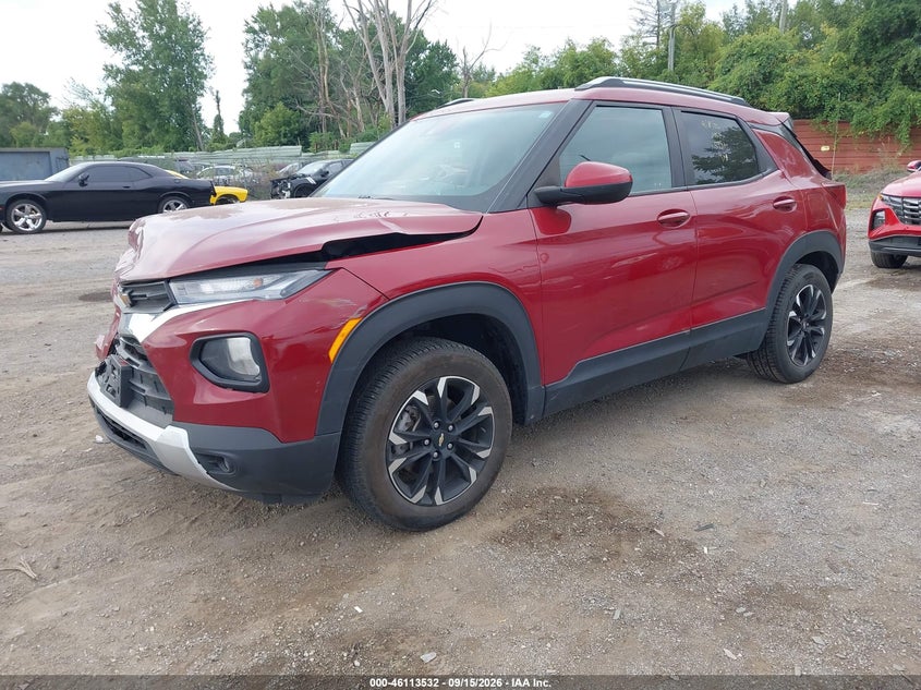 Vin: kl79mrsl7mb145731, lot: 46613248, chevrolet trailblazer awd lt 20212