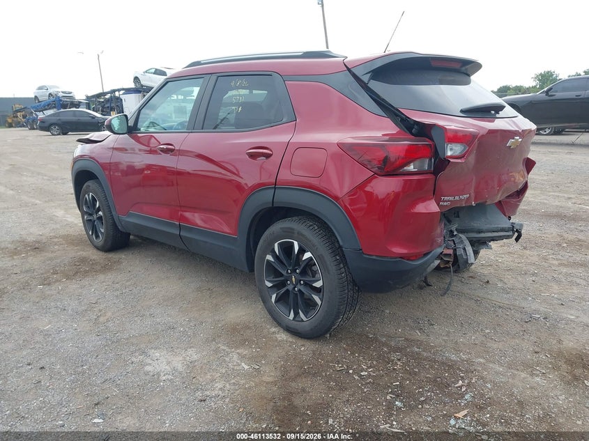 Vin: kl79mrsl7mb145731, lot: 46613248, chevrolet trailblazer awd lt 20213