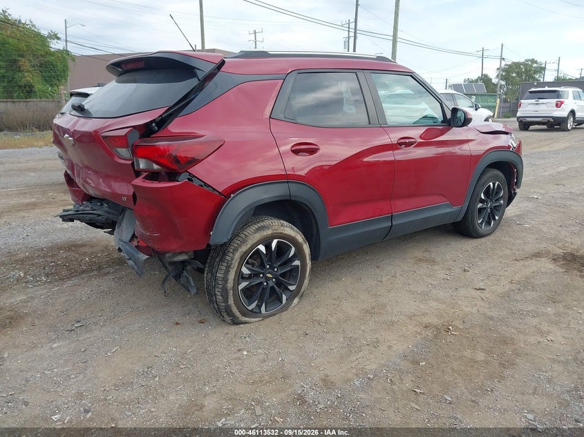 Vin: kl79mrsl7mb145731, lot: 46613248, chevrolet trailblazer awd lt 20214