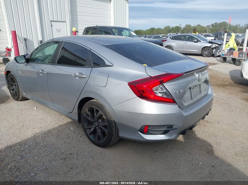 Vin: 2hgfc2f88kh508145, lot: 46613260, honda civic sport 20193