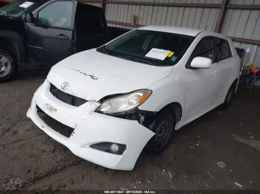 Vin: 2t1le4ee1cc022318, lot: 46613263, toyota matrix s 20122