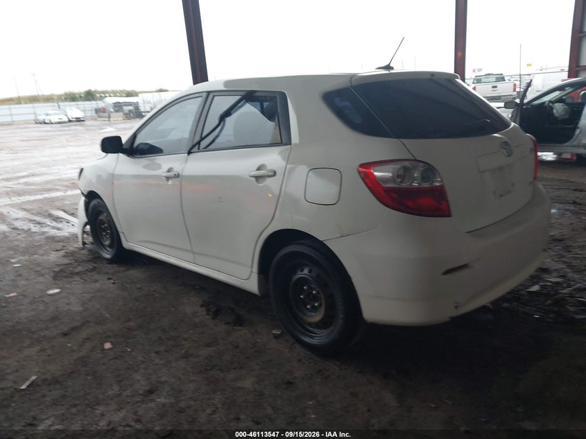 Vin: 2t1le4ee1cc022318, lot: 46613263, toyota matrix s 20123