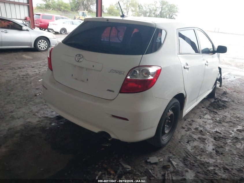 Vin: 2t1le4ee1cc022318, lot: 46613263, toyota matrix s 20124