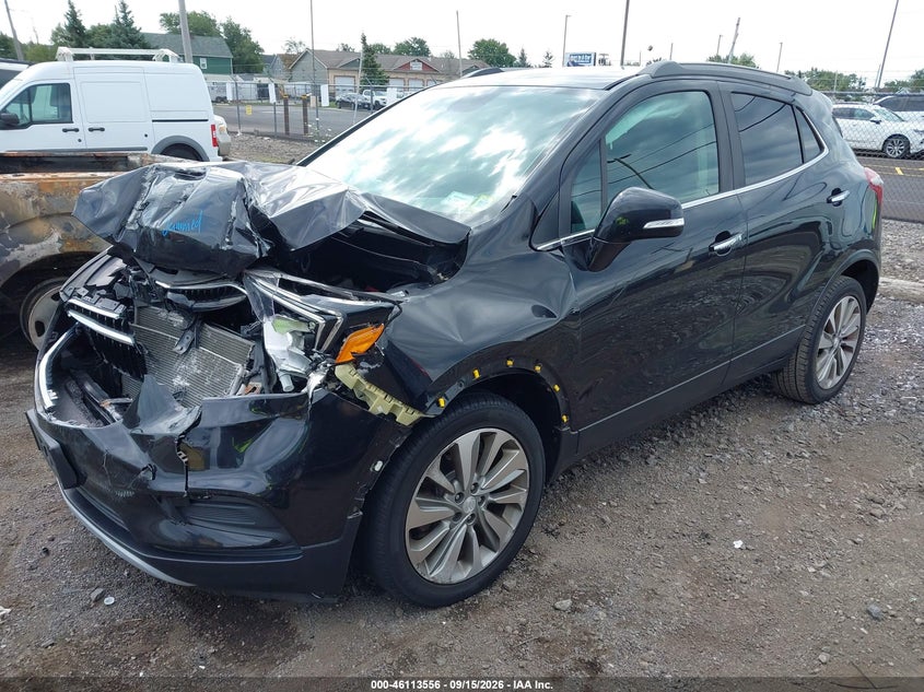 2017 Buick Encore, Front End, IAAI, VIN KL4CJASB1HB259900 — photo 2