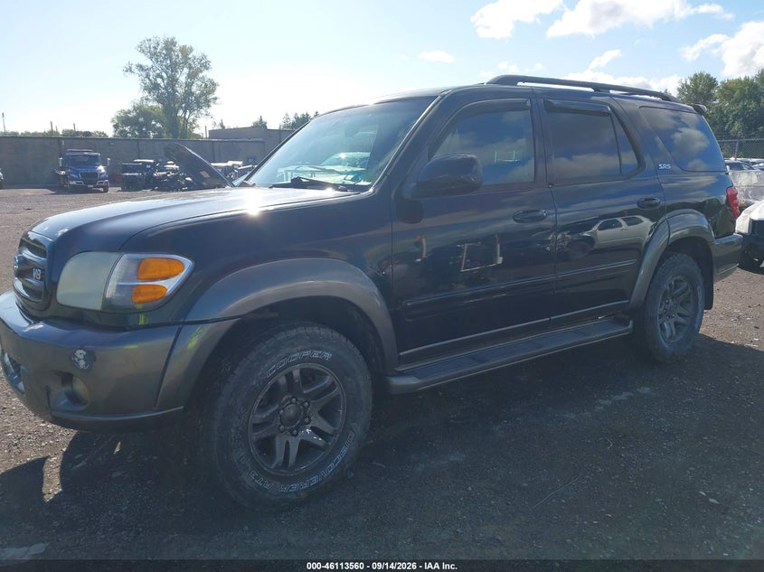 2003 Toyota Sequoia, Unknown, IAAI, VIN 5TDBT44A43S198478 — photo 2