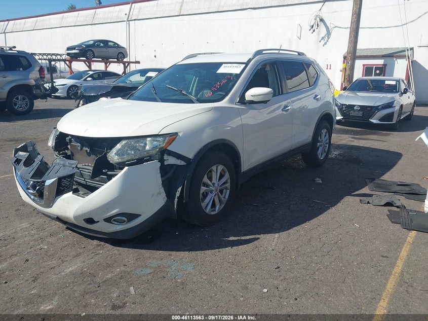 Vin: 5n1at2mk3fc920971, lot: 46613279, nissan rogue sv 20152
