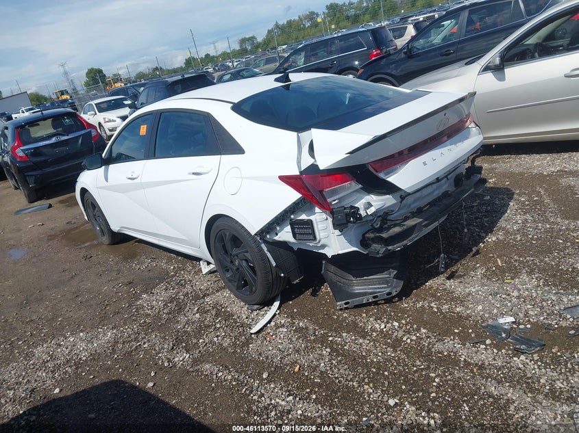 Vin: kmhlm4dg2tu161619, lot: 46613286, hyundai elantra sel sport 20263