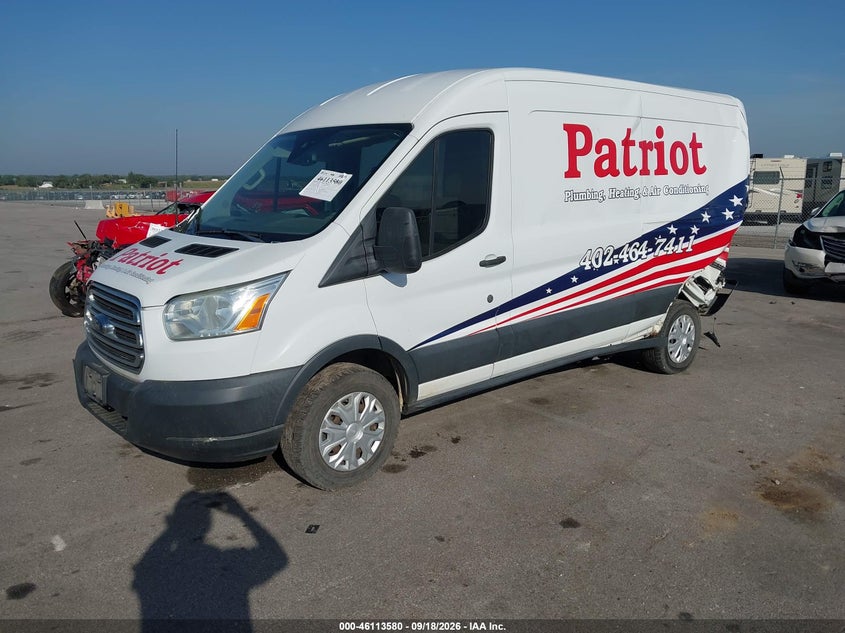 Vin: 1ftyr2cm7gka28931, lot: 46613296, ford transit-250 20162