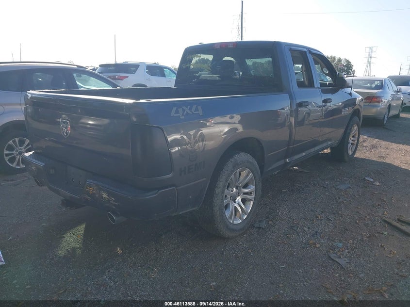 Vin: 1c6rr7ft3js192986, lot: 46613304, ram 1500 express  4x4 6'4 box 20184