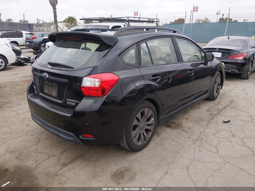 Vin: jf1gpas63eh269383, lot: 46613328, subaru impreza 2.0i sport limited 20144