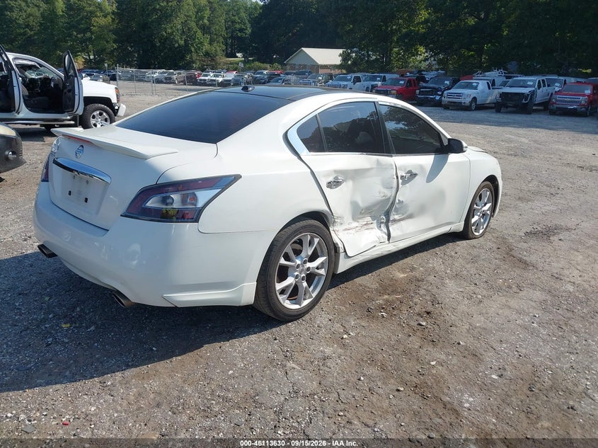Vin: 1n4aa5ap2dc818334, lot: 46613346, nissan maxima 3.5 sv 20134