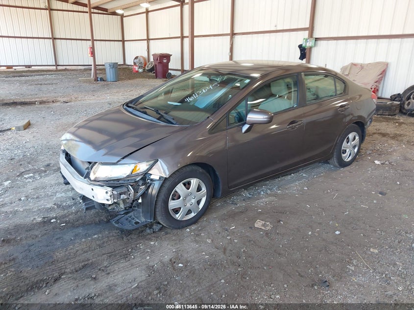 Vin: 19xfb2f50ee016779, lot: 46613361, honda civic lx 20142