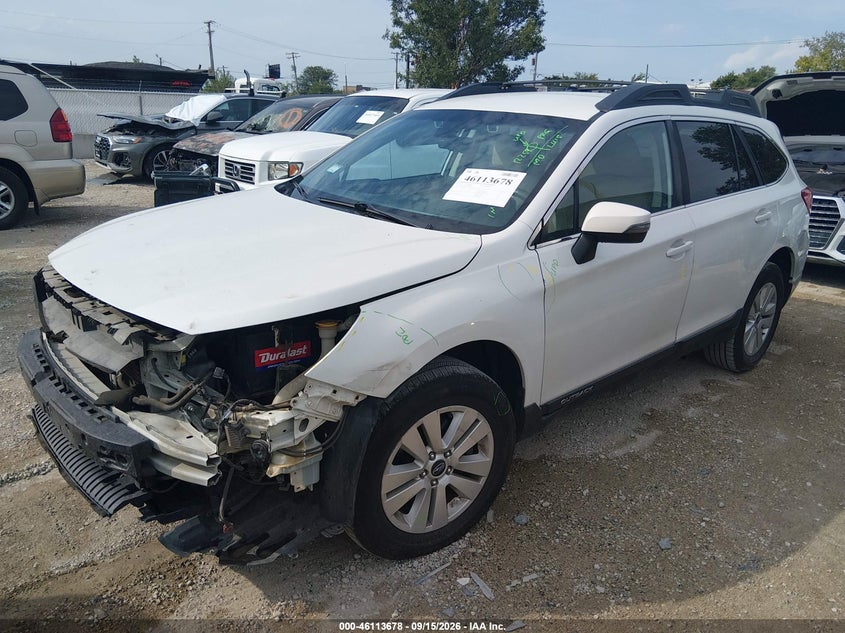 Vin: 4s4bsafc3h3262062, lot: 46613394, subaru outback 2.5i premium 20172
