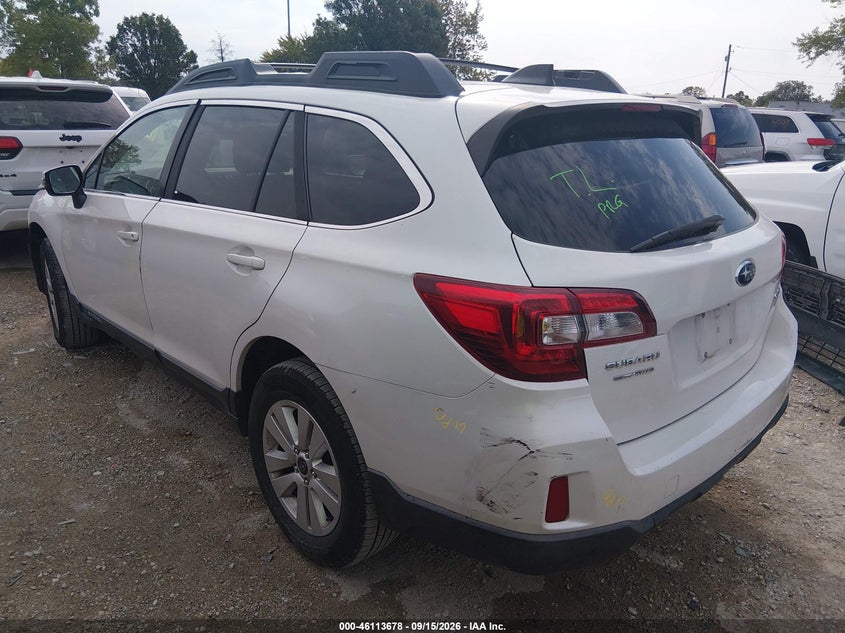 Vin: 4s4bsafc3h3262062, lot: 46613394, subaru outback 2.5i premium 20173