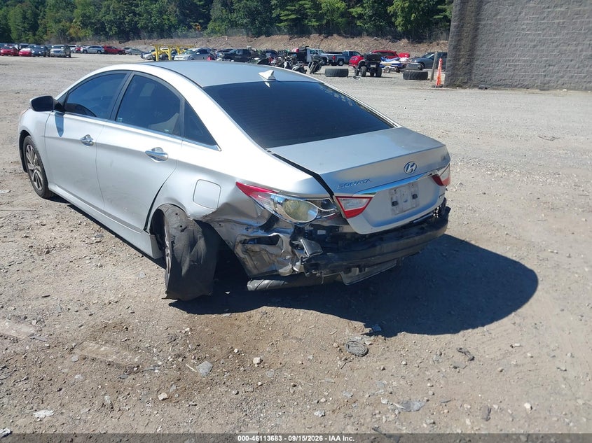Vin: 5npec4ac1eh868032, lot: 46613400, hyundai sonata limited 20143