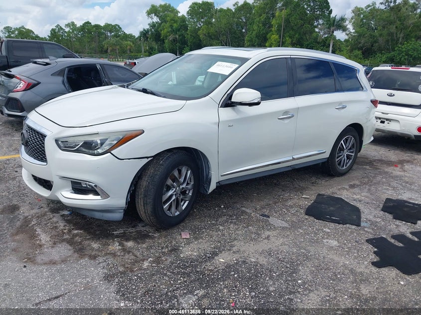 Vin: 5n1dl0mm9hc550096, lot: 46613402, infiniti qx60 20172