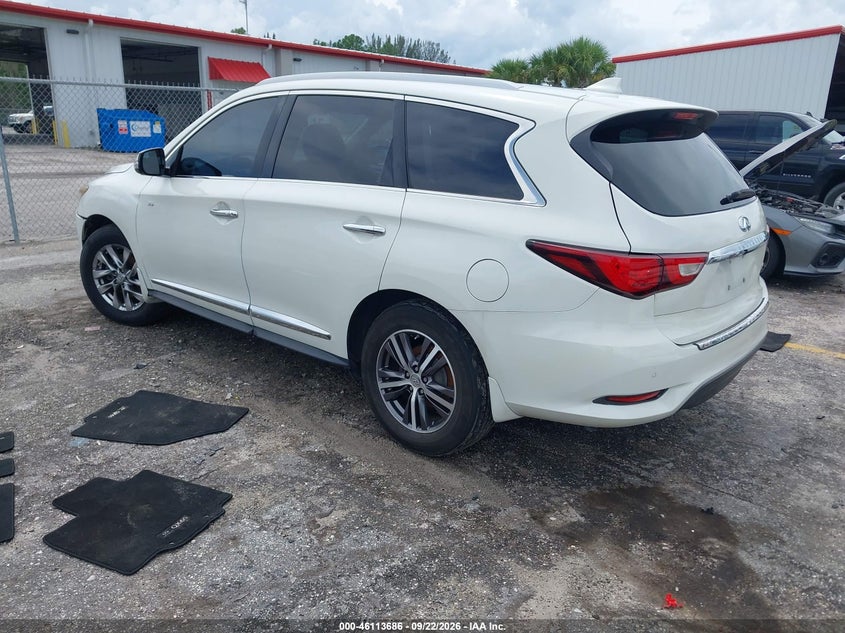 Vin: 5n1dl0mm9hc550096, lot: 46613402, infiniti qx60 20173