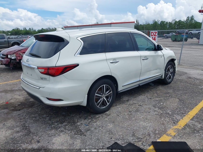 Vin: 5n1dl0mm9hc550096, lot: 46613402, infiniti qx60 20174