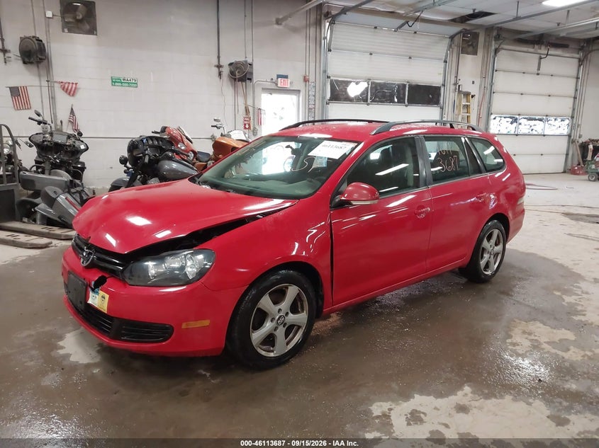 Vin: 3vwkp7aj7cm673564, lot: 46613403, volkswagen jetta sportwagen 2.5l s 20122