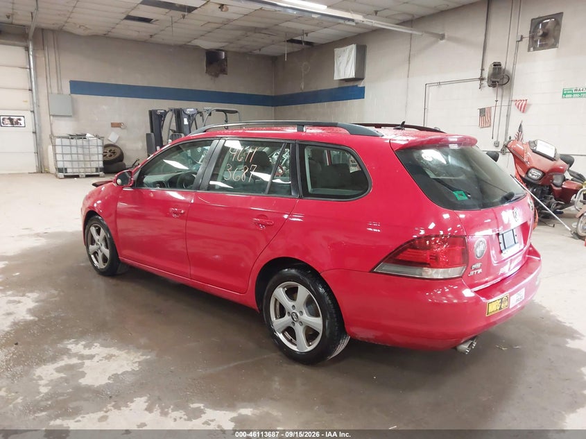 Vin: 3vwkp7aj7cm673564, lot: 46613403, volkswagen jetta sportwagen 2.5l s 20123
