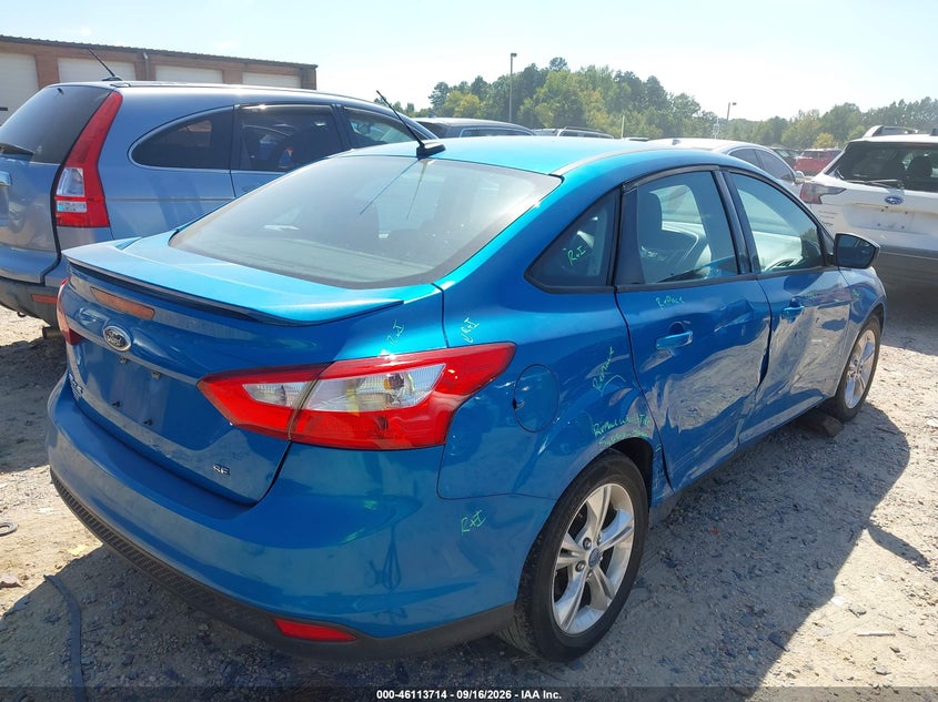 Vin: 1fahp3f26cl224746, lot: 46613430, ford focus se 20124